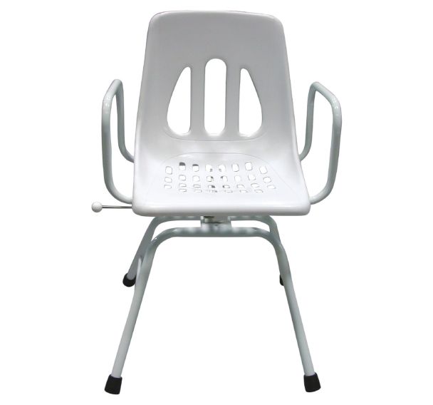 Chaise de douche pivotante