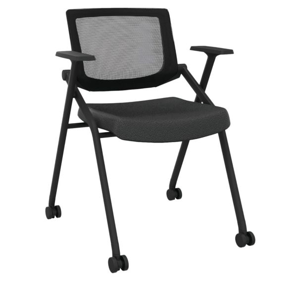 Chaise de réunion pliante Libellule Noir