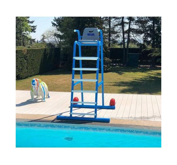 Chaise de surveillance 1,8m en acier