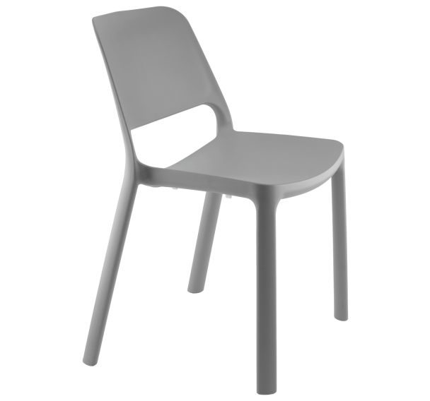 Lot de 4 chaises empilables Kéa polypropylène 100% recyclé
