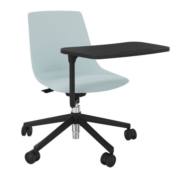 Chaise formation Ara pied 5 branches sur roulettes Buronomic