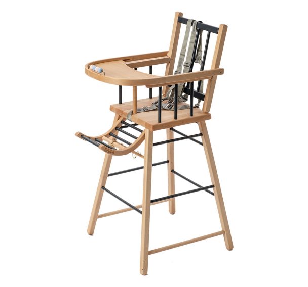 Chaise haute André traditionnelle fixe hybride - Combelle