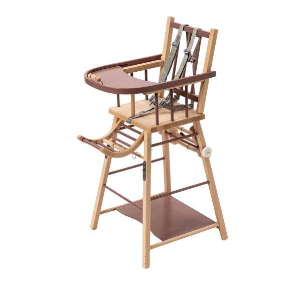 Chaise haute traditionnelle Marcel transformable hybride - Combelle