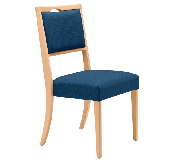 Chaise intégrale Confort assise et dossier ginkgo - structure hêtre Sunset Creation