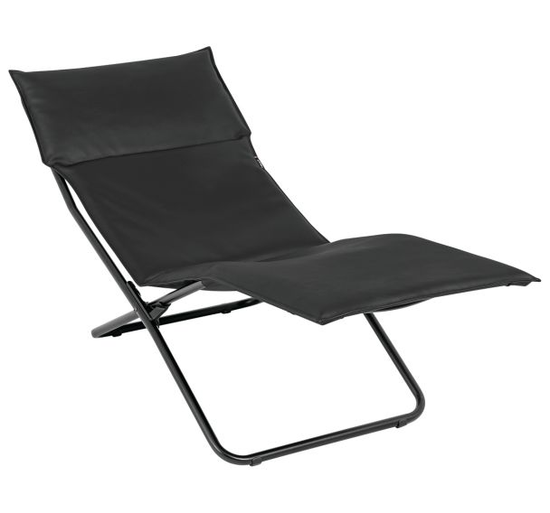 Chaise longue de relaxation Eclipse M2 noir - Lafuma