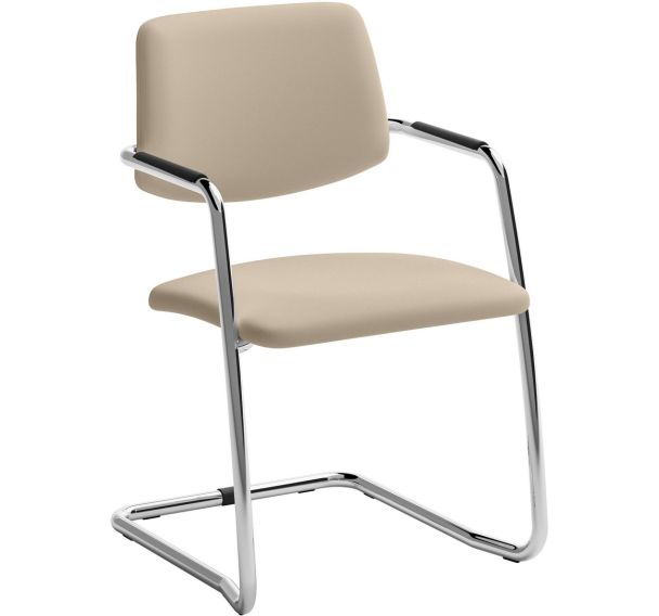 Chaise luge pour visiteur et collectivités en tissu - Quadrifoglio