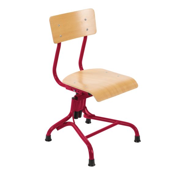 Chaise maternelle ergonomique Mona réglable en hauteur