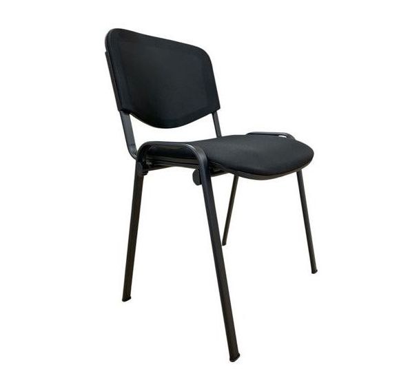 Chaise reconditionnée - Dossier en résille - Noire