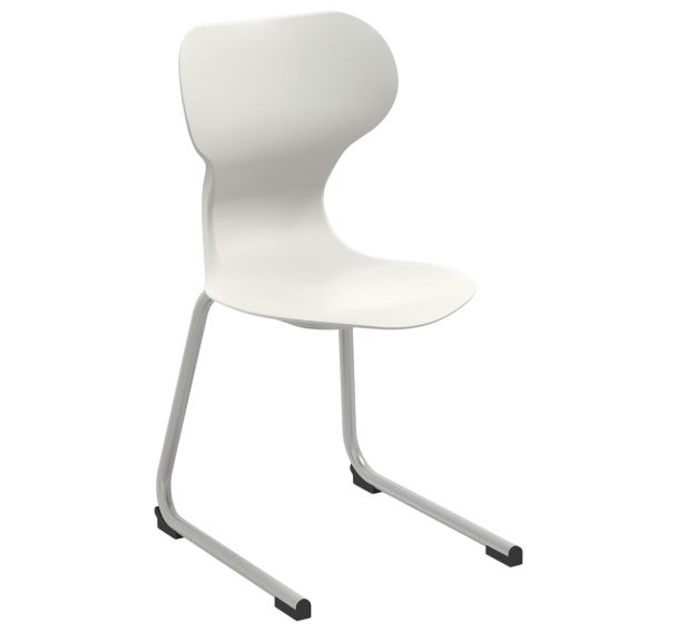 Chaise recyclée Mia Cantilever coque en polypropylène-Mirplay School