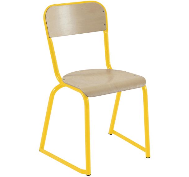 Chaise scolaire 4 pieds Atlas piétement renforcé - Manutan Expert