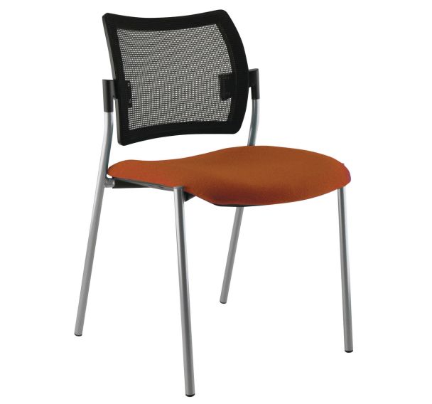 Chaise visiteur Tendance dossier résille Sokoa