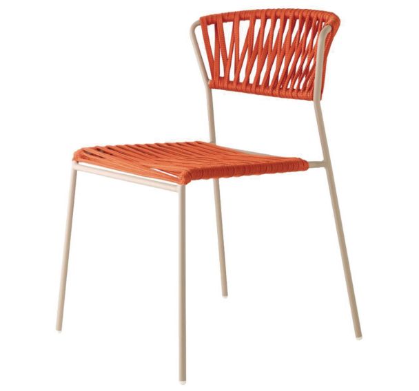 Chaises Lisa Filo 4 pieds corde lot de 2 S-CAB