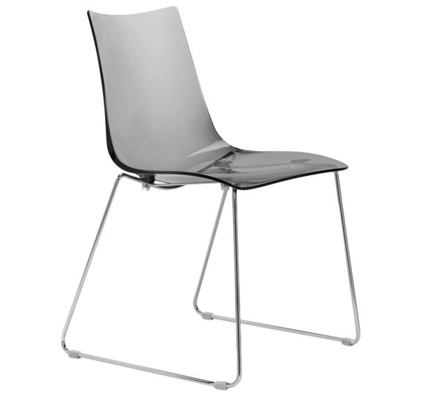 Chaises Zebra antichoc pied traîneau lot de 2 S-CAB