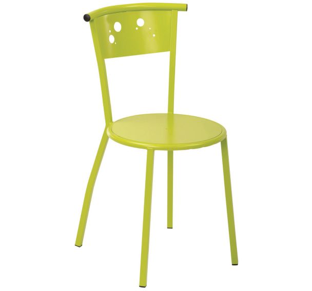 Chaises empilables ligne Pastille Moon - Rodet