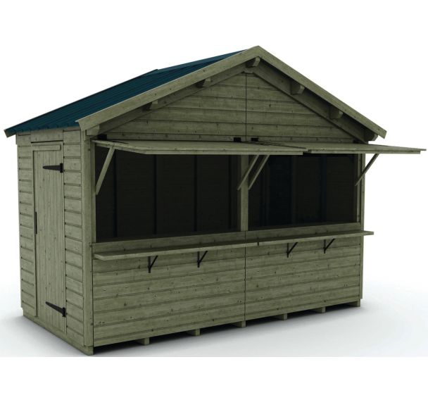 Chalet évenementiel 360x187x290 cm - pin traité