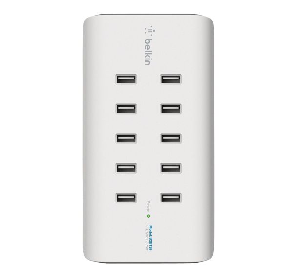 Chargeur USB 10 ports (2,4 A, EU)