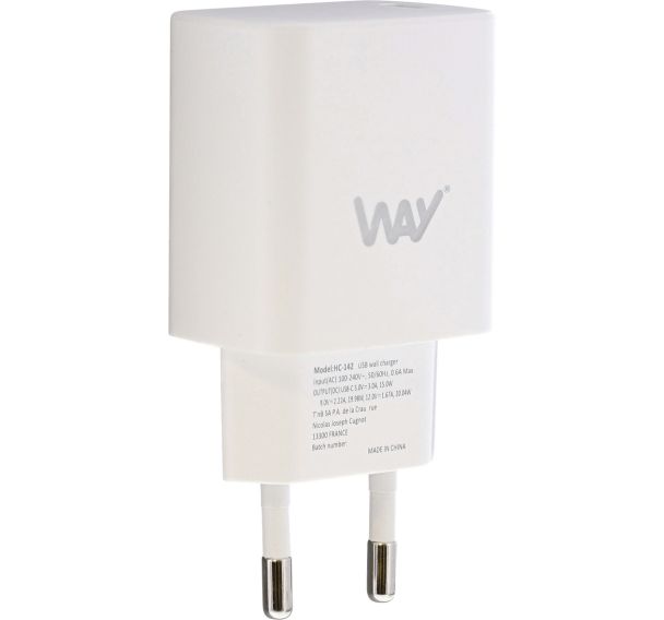 Chargeur d'alimentation USB-C Way - 20W