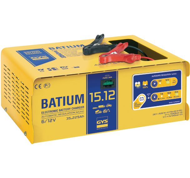 Chargeur de batterie automatique à microprocesseur 6/12 V