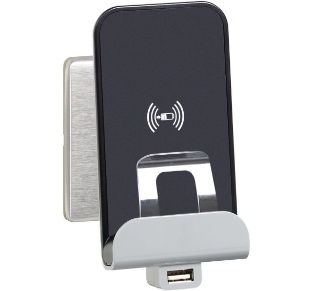 Chargeur sans fils à induction et chargeur USB Céliane Type-A - Legrand