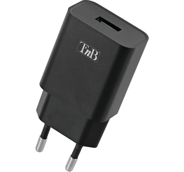 Chargeur secteur 1 USB 12W 2.4A - Noir