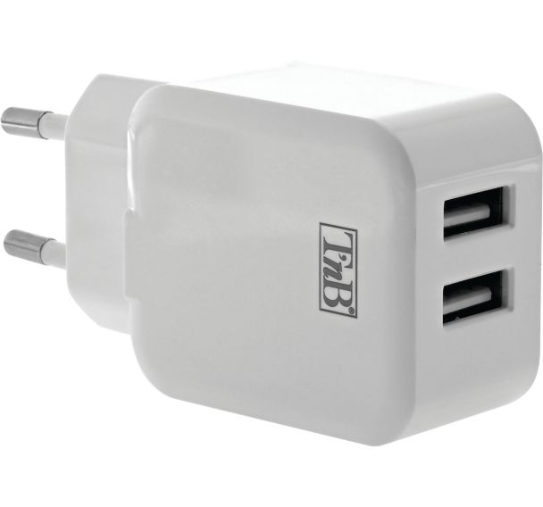 Chargeur secteur 2 USB 12W