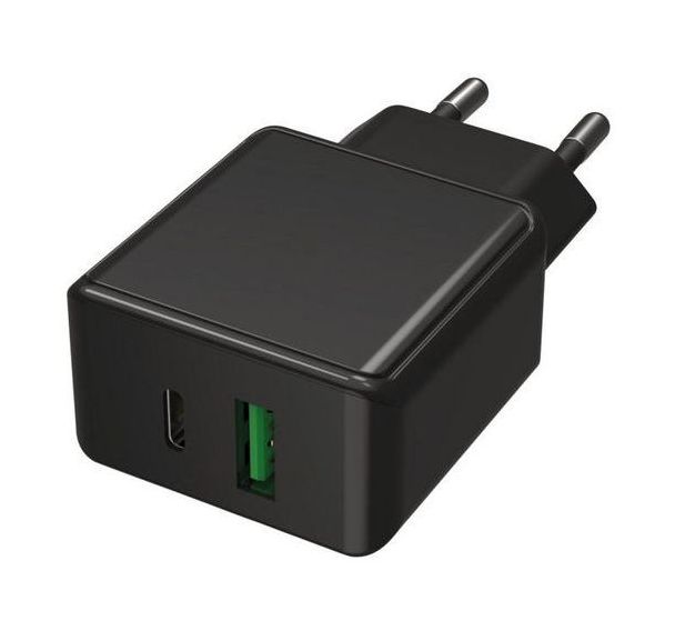Chargeur secteur 2 ports USB C quick charge- Dacomex