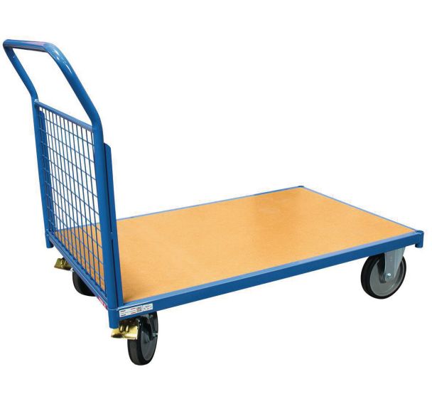 Chariot 1 dossier grillagé Force 500 kg roues en rectangle - FIMM