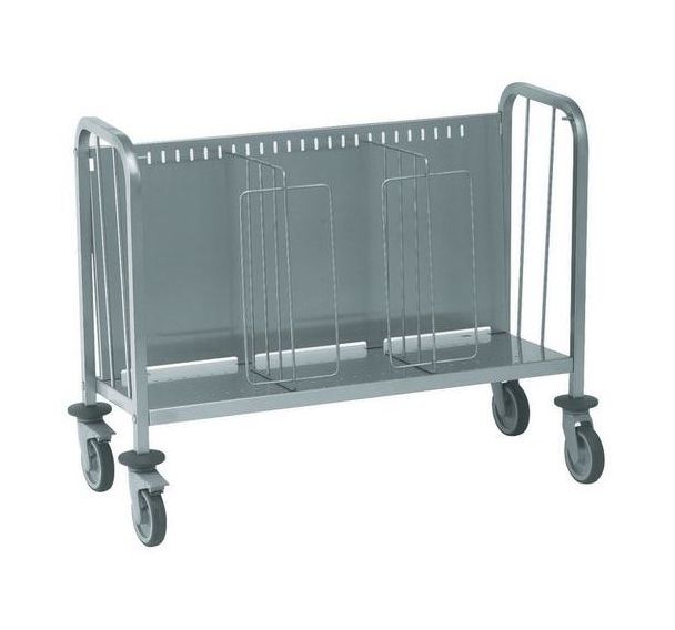 Chariot 200 assiettes avec séparations anti-chute