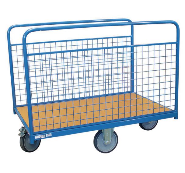 Chariot 2 ridelles grillagées Force 500 kg roues en losange - Fimm