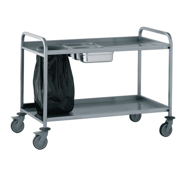 Chariot 3 bacs en acier inoxydable GN1/3 prof 100mm TOURNUS EQUIPEMENT