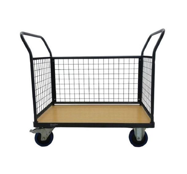 Chariot 3 dossiers grillagés - Force 400 à 500 kg - Manutan Expert