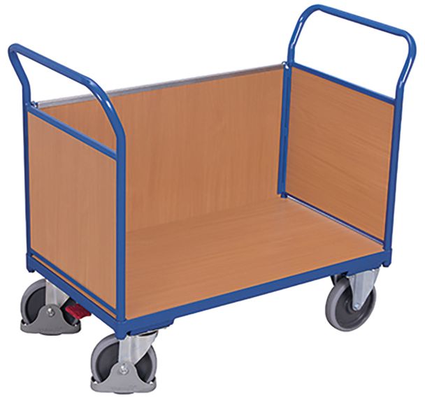 Chariot 3 panneaux bois