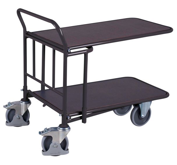 Chariot C+C avec 2 plateaux en contre-plaqué étanche