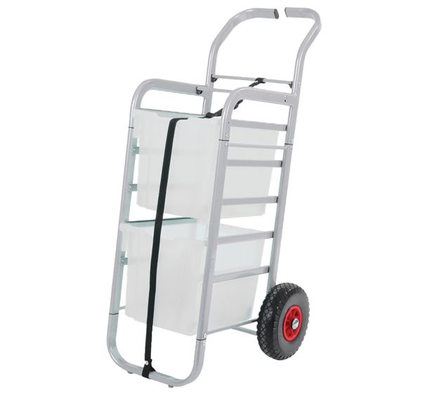 Chariot Callero Rover 2 bacs H.30 cm translucides-Gratnells