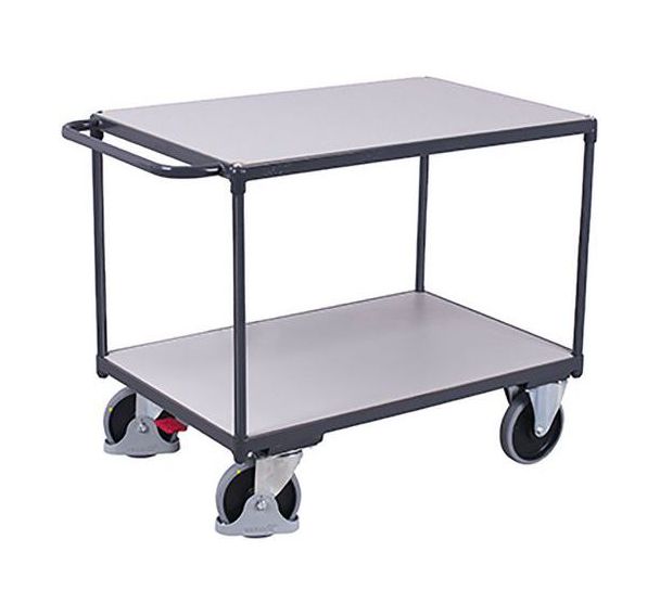 Chariot ESD à plateaux charge lourde, 2 plateaux