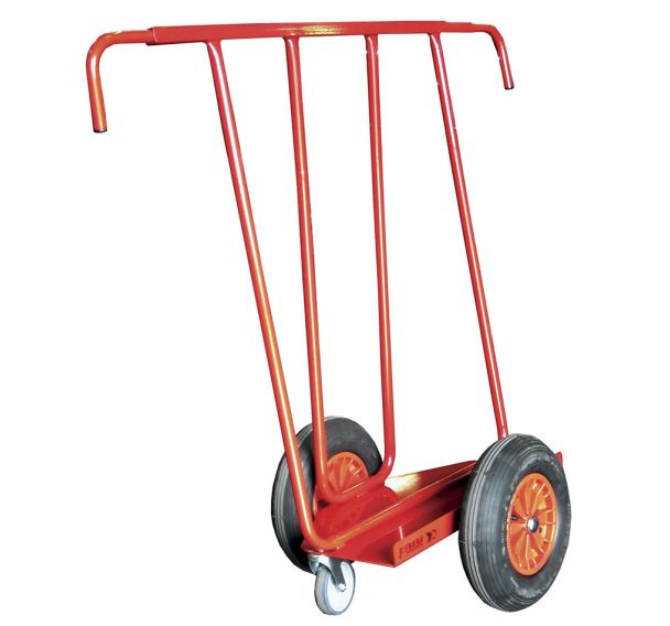 Chariot Ergonomique porte panneaux Roues pneumatiques Capacité 400 Kg