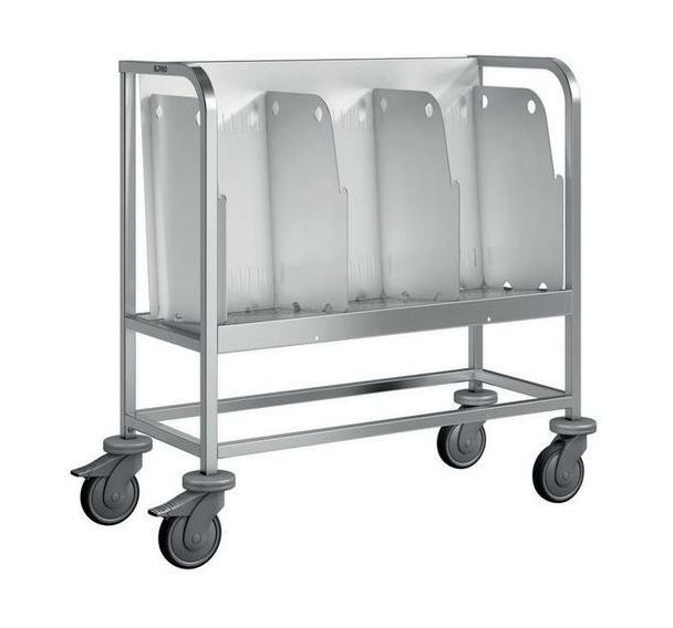 Chariot à assiettes TWH 1H - Roues plastique ou acier - Blanco
