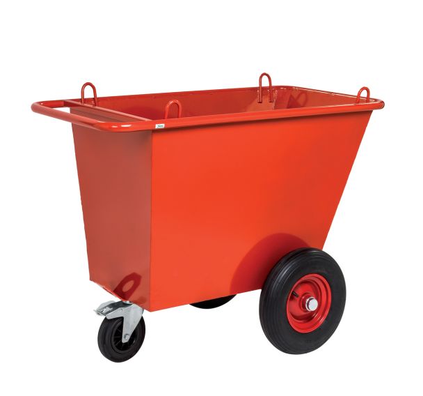 Chariot à déchets 400L avec roues pneumatiques