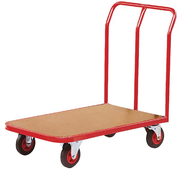 Chariot à dossier fixe force 400 kg - coloris rouge