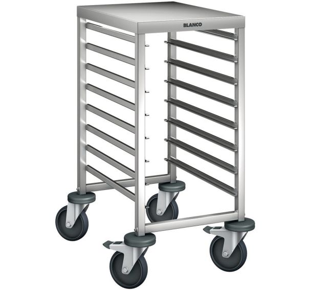 Chariot à glissières roues en acier galvanisé RWRA 850