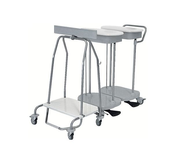Chariot à linge MODULEX monté 2 sacs