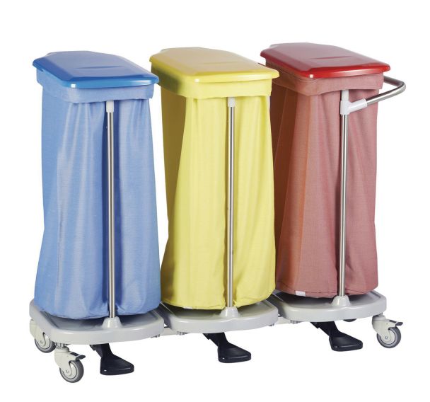 Chariot à linge MODULEX monté 3 sacs