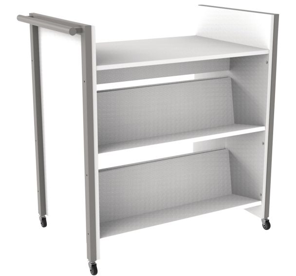 Chariot à livres Ellipse structure métal - Manutan Expert