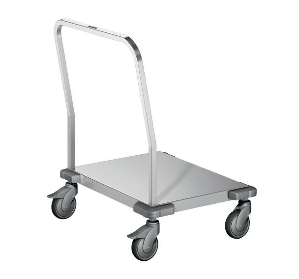 Chariot à plate-forme BTT 8 x 6, roulettes plastiques