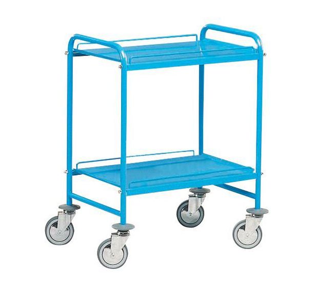 Chariot à plateaux métal - 2 plateaux - Force 150 kg