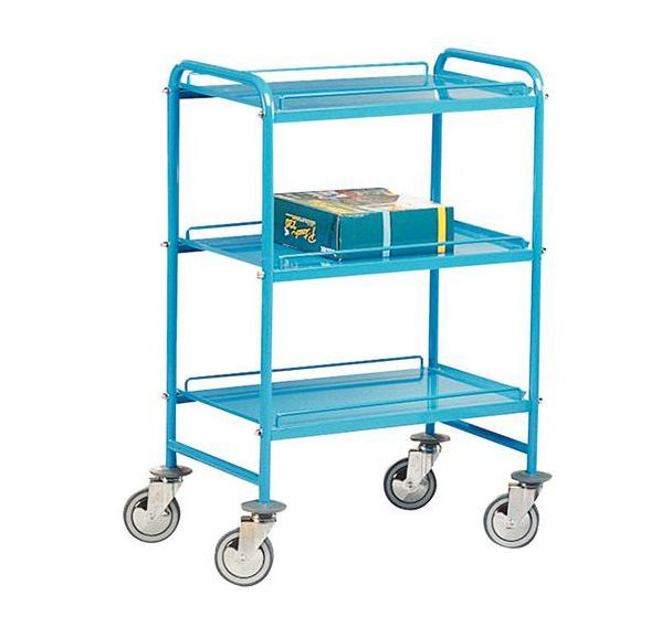 Chariot à plateaux métal - 3 plateaux - Force 150 kg