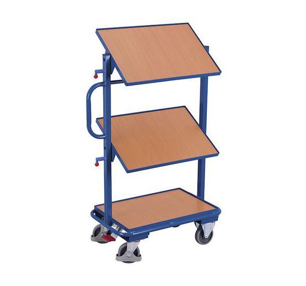 Chariot à plateaux pour bacs norme Europe - Capacité 200 Kg