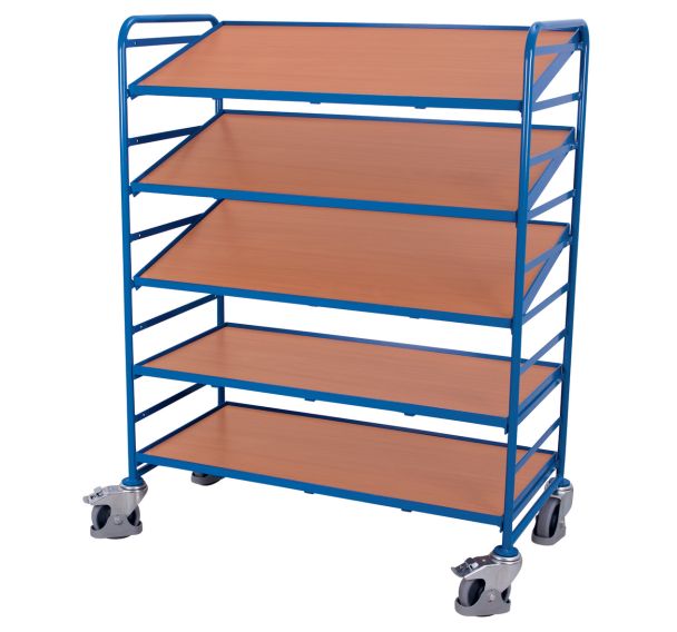 Chariot à plateaux pour bacs norme Europe - Capacité 250 Kg