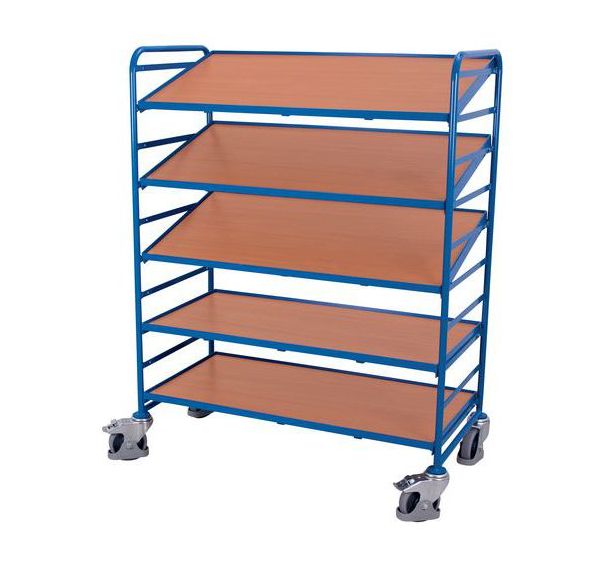 Chariot à plateaux pour bacs norme Europe - Capacité 250 Kg