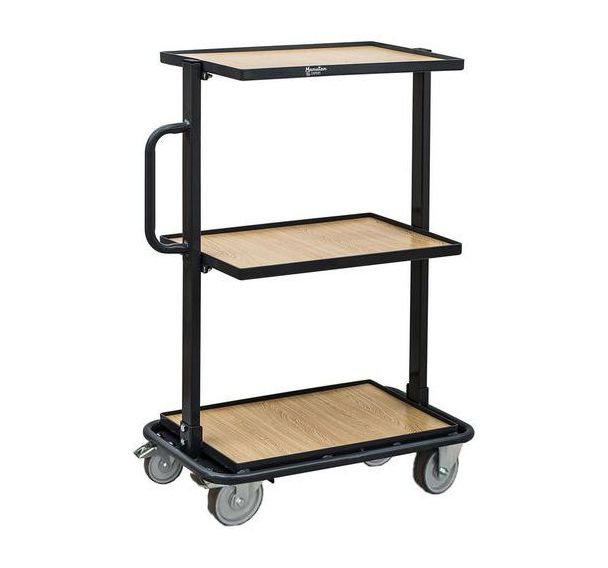 Chariot acier pour bacs - Capacité 200kg - Manutan Expert